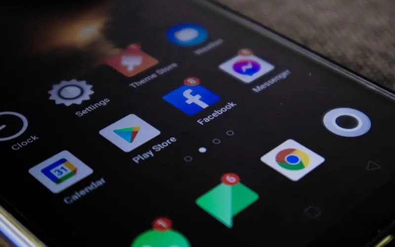 Apps auf einem Smartphone-Bildschirm