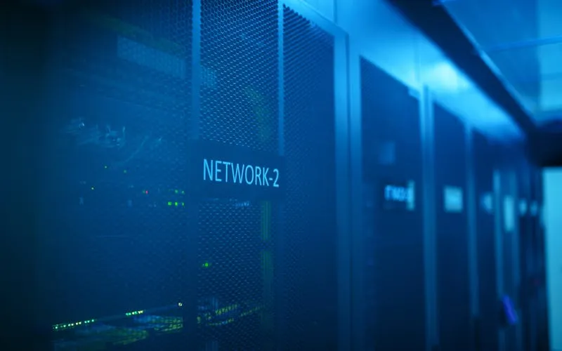 Netzwerk-Rack für professionelle Datensicherung